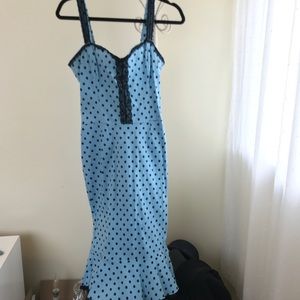 Mod Cloth poka dot/ mermaid dress